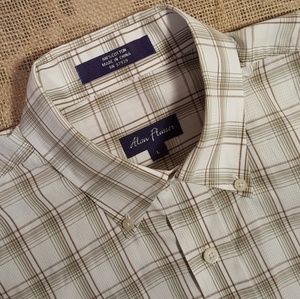 Alan Flusser 100% Cotton Men's Size Large Shirt